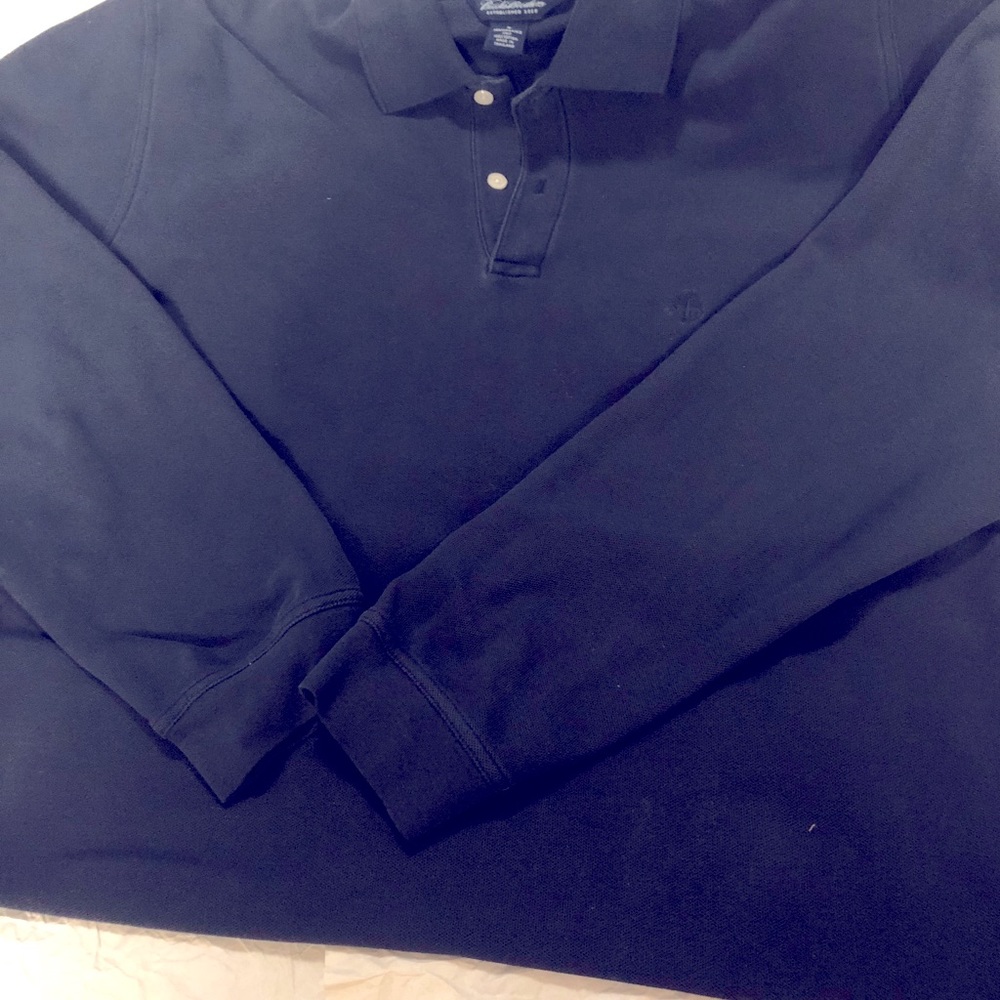 Brooks Brothers Navy long sleeve shirt. Casual.